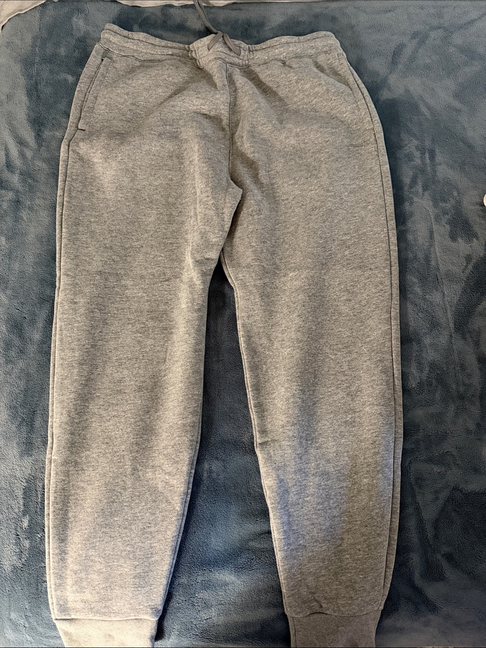 Hollister MENS Gray Fleece Jogger Pants